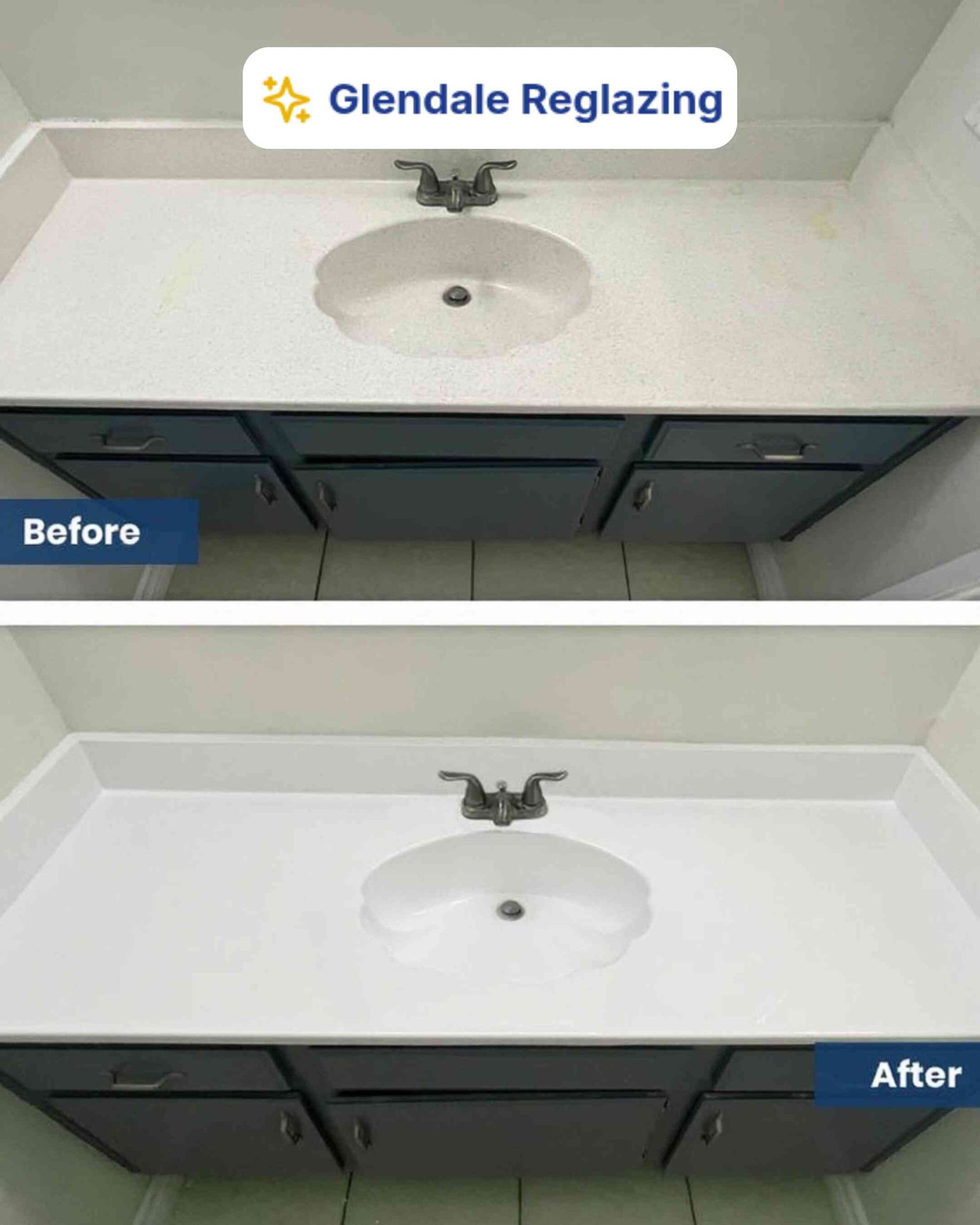 vanity countertop reglazing