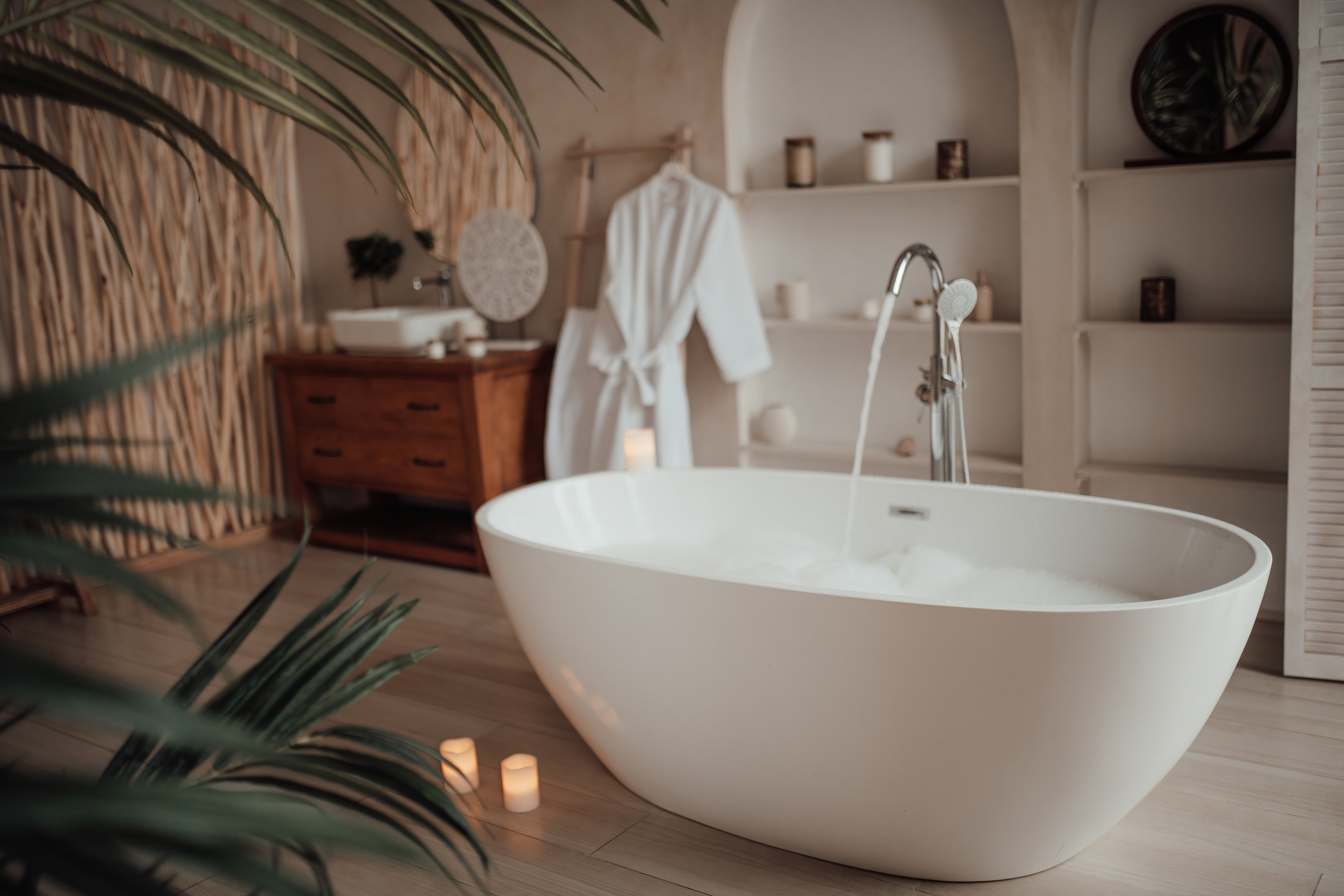 Completed bathtub reglazing project